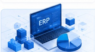 Ilustración de un ERP empresarial